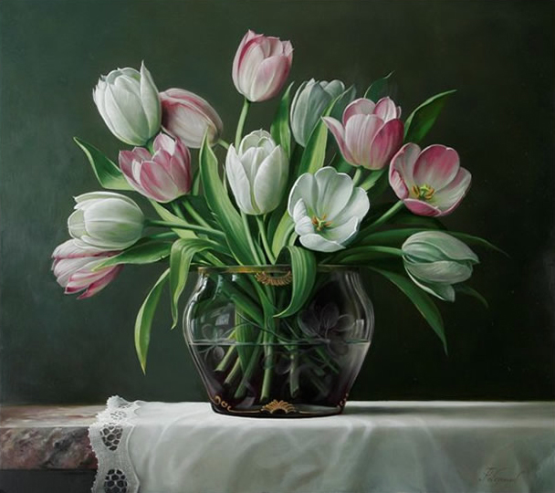 Dutch Tulips (608x540, 210Kb)