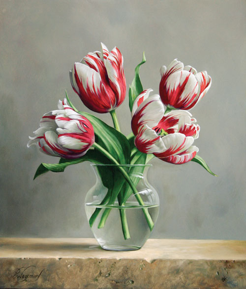 Old Dutch Tulips (500x589, 77Kb)