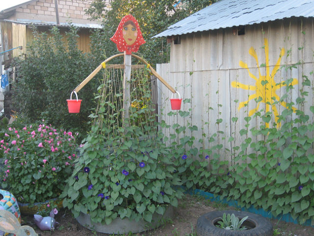 Эффектные опоры и решетки для сада: просто, функционально и красиво