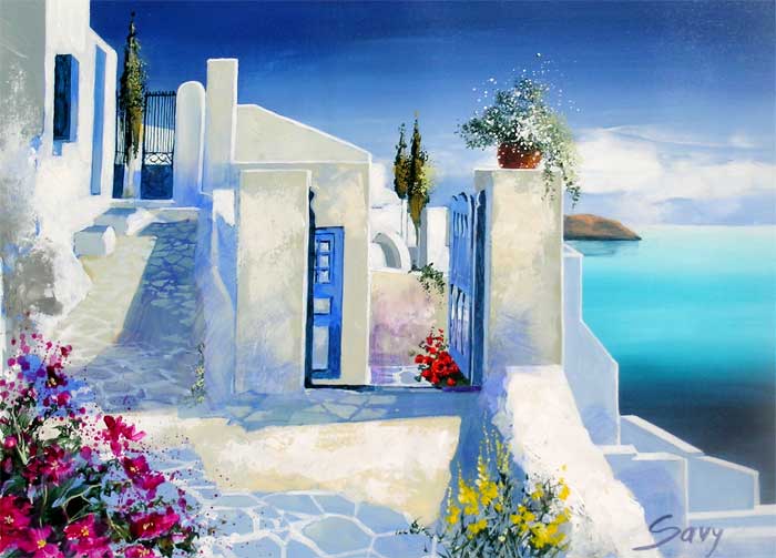 André Savy - Santorini Walkway - Tutt'Art@  (14) (700x503, 46Kb)