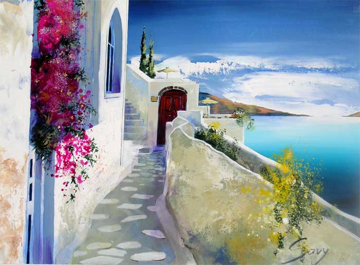 André Savy - Santorini Walkway - Tutt'Art@  (2) (700x515, 48Kb)