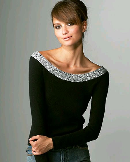 black_sweater___silver_decolte (451x564, 25Kb)