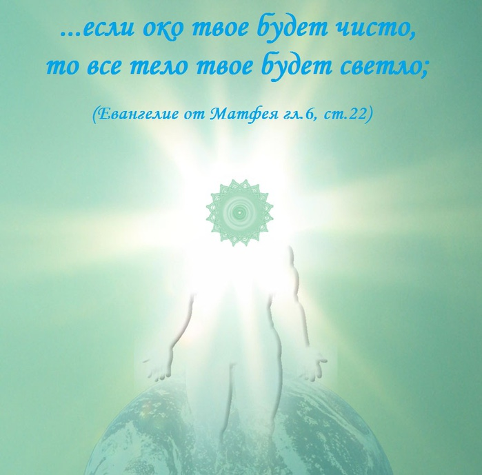 Организм чист. Если око твое чисто то всё тело светло. Если око твое чисто.