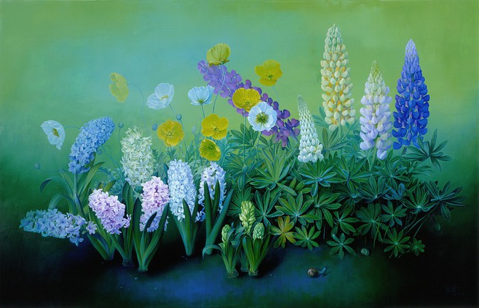 A SUMMER HAZE Oil on canvas 71x112 cms 2004 (700x450, 86Kb)