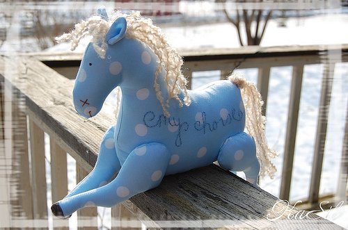 Ёлочная игрушка: лошадь из ткани с выкройкой - Игрушки для детей - Блог «Весело»