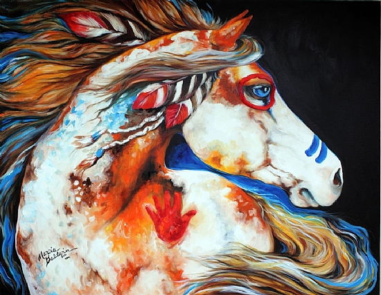 spirit-indian-war-horse-commissioned-oil-painting (550x426, 232Kb)