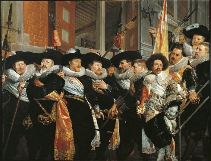 Hendrick Gerritsz Pot - Officieren van de Haarlemse Cluveniersdoelen, 1630 1 (700x532, 440Kb)