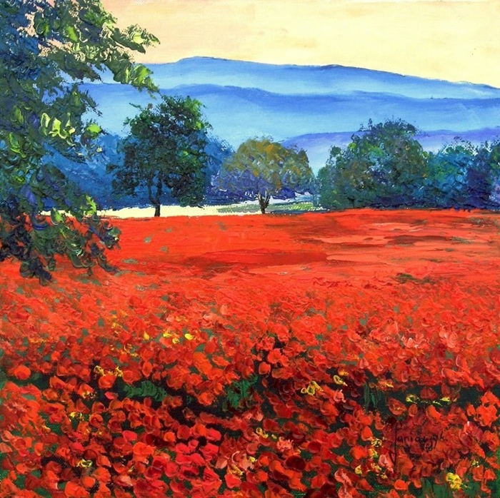 Jean-Marc Janiaczyk - French painter - Dreaming of Provence  (8) (700x698, 457Kb)