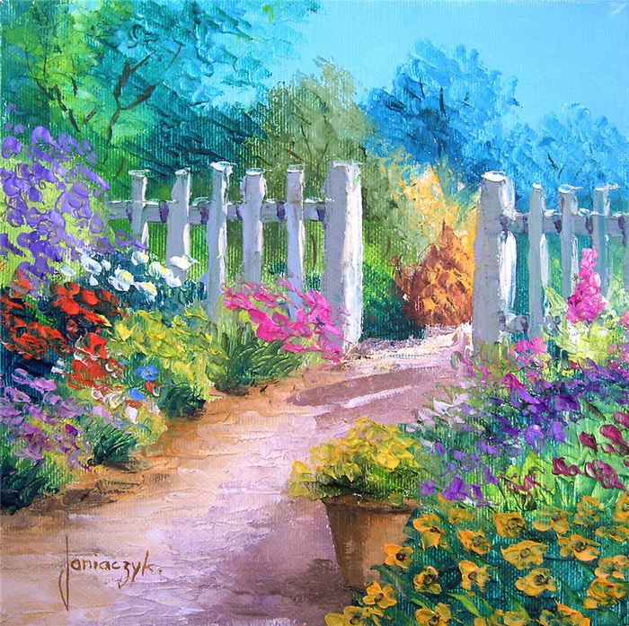 Jean-Marc Janiaczyk - French painter - Dreaming of Provence  (12) (700x697, 305Kb)