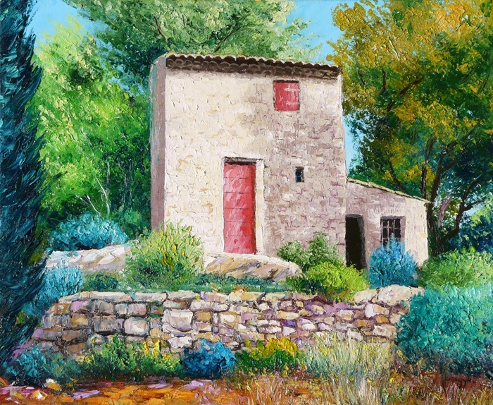 Jean-Marc Janiaczyk - French painter - Dreaming of Provence  (15) (700x574, 521Kb)