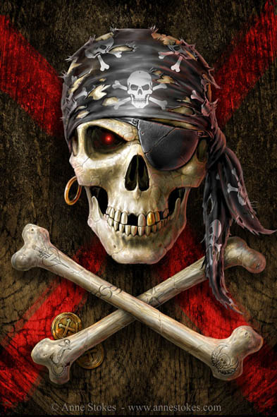 pirate skull (393x591, 82Kb)