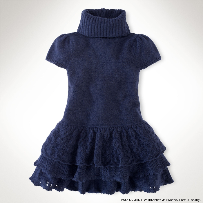 Красивые вязаные платья для маленьких девочек. Детское платье спицами. Фото уроки по вязанию платец