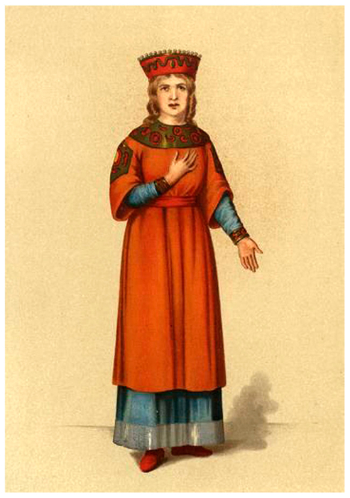 Одежда 13 века