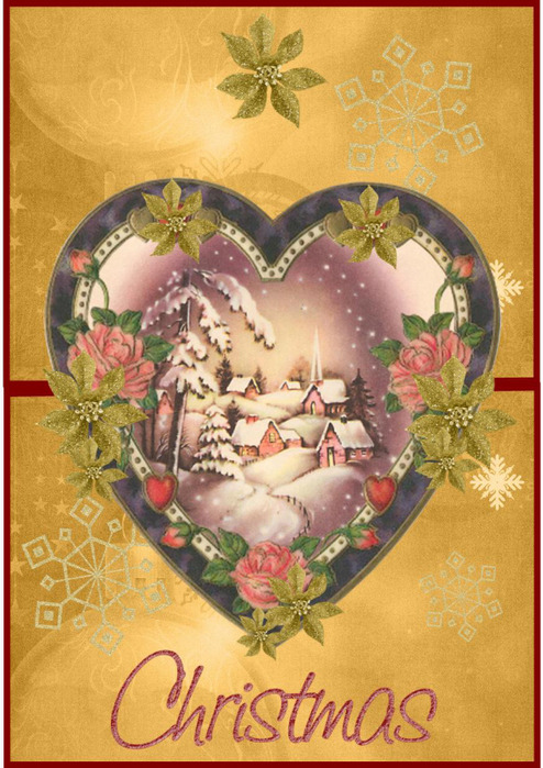 A5_-_FREEBIE_-_Vintage_Christmas_Heart_-_Over_the_Edge (494x700, 152Kb)