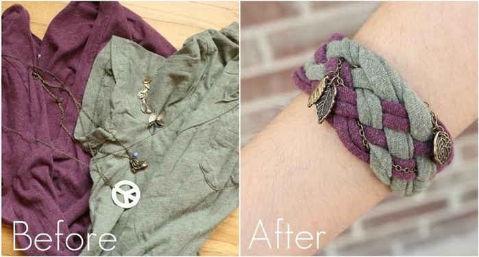 Project Restyle - Recycled T-shirt and Necklace (700x375, 66Kb)