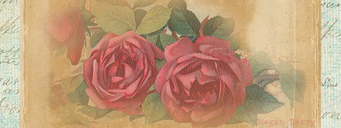 Facebook timeline ~ Vintage Springfield roses (700x263, 51Kb)