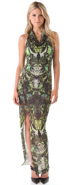 Helmut Lang Cicadae Print Maxi Dress (241x596, 44Kb)