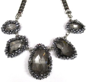 RichRocks Oversized Faceted Smoky Stone Necklace (370x344, 24Kb)