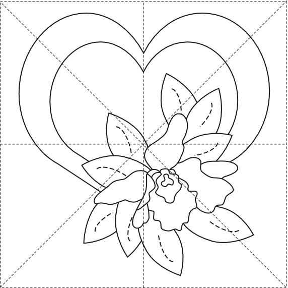 Orchid Heart 8inch (572x571, 57Kb)