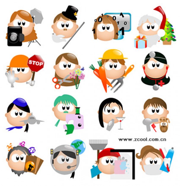 people-in-various-occupations-vector-material_15-3885 (607x626, 83Kb)
