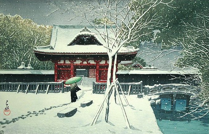 Snow at Shiba Park (677x436, 126Kb)