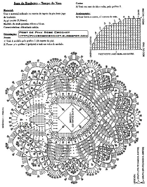 Tapete Croche Oval TVasgr . PRoseCrochet (515x653, 138Kb)