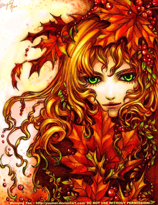 Autumn_Spell_by_yuumei (539x700, 406Kb)