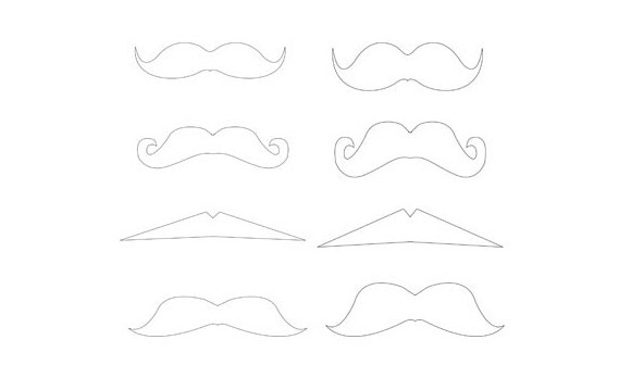 Fake mustache: изображения без лицензионных платежей