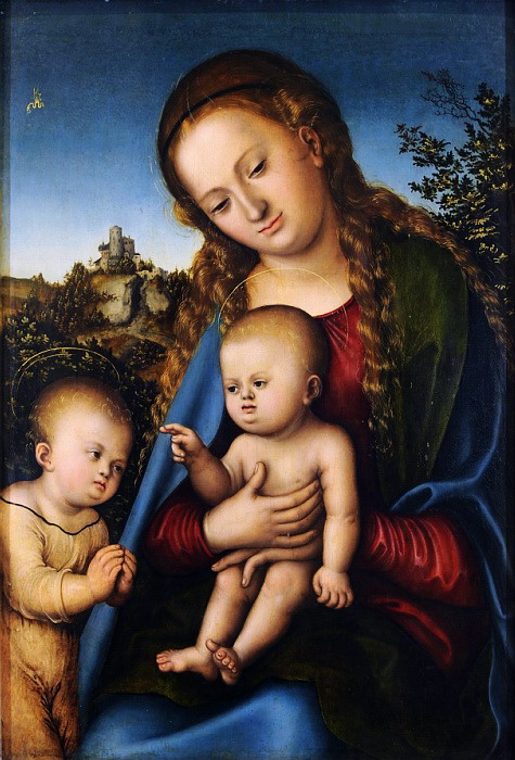 The Virgin and Child with St John as a boy (475x700, 125Kb)