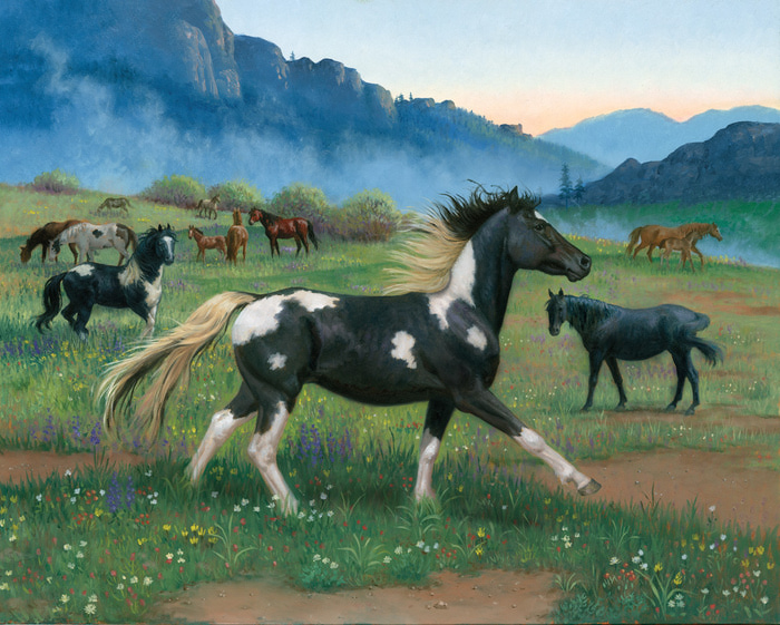 AH044_Wild Horses (700x561, 206Kb)