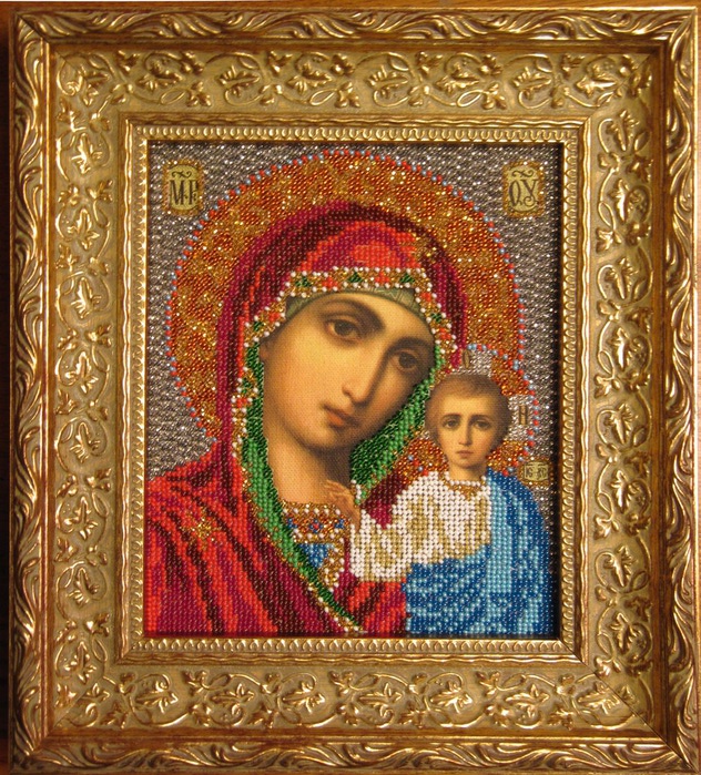 К схеме вышивки «Икона Казанской Божьей матери» нет комментариев