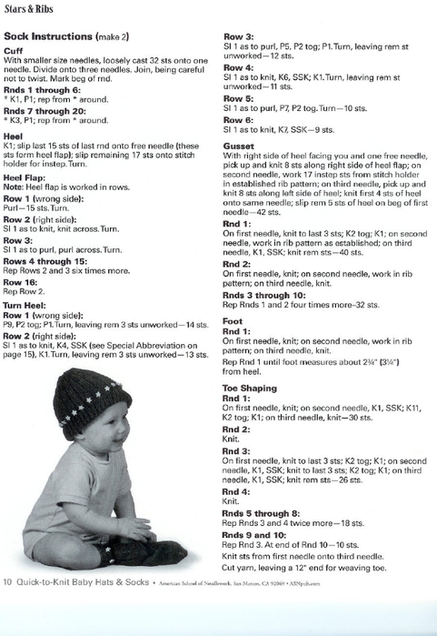 Quick to Knit Baby Hat _ Socks 10 (481x700, 177Kb)