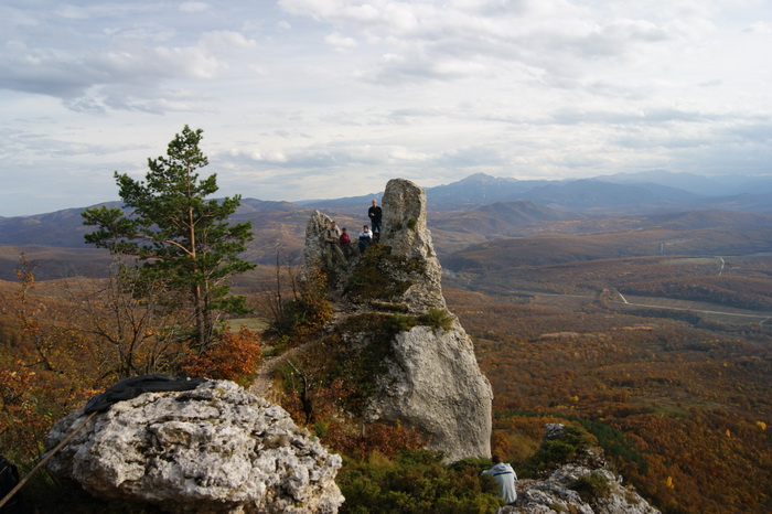 Адыгея Даховская осень скала