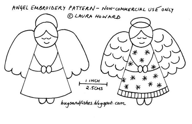 Angel Embroidery Pattern (664x430, 38Kb)