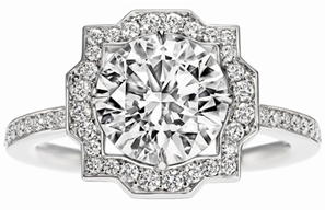 Belle by Harry Winston, Round Brilliant Diamond Engagement Ring (297x200, 79Kb)