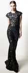  Reem Acra fall 2011 black sequin gown (267x700, 96Kb)