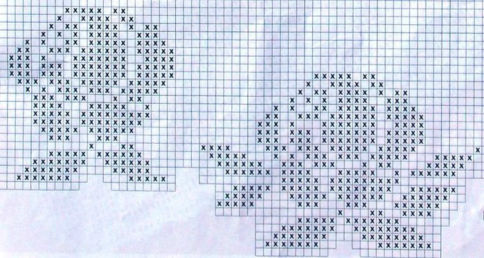 30 геометрических филейных узоров со схемами | Вязание крючком от Елены Кожухарь