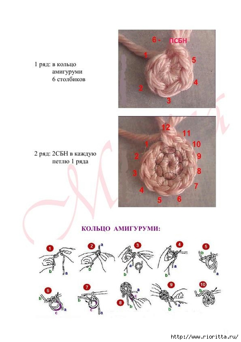 Амигуруми крючком схемы и описание бесплатно кольцо