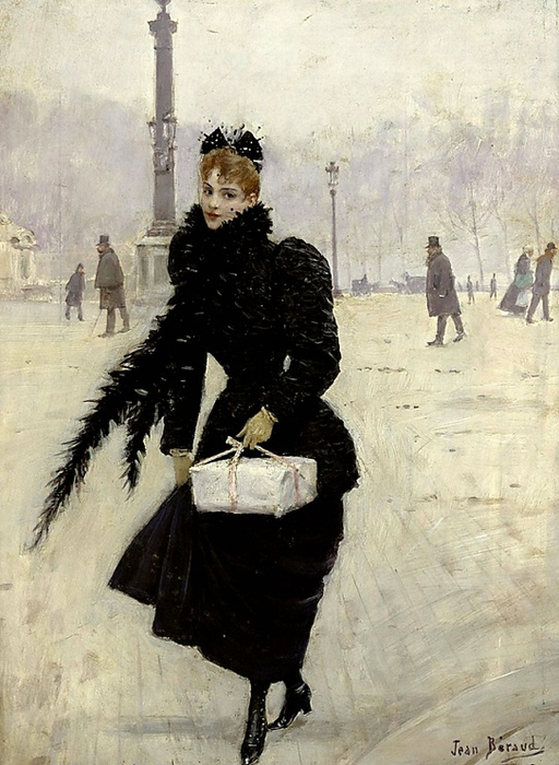 Parisienne, Place de la Concorde,1890  . (512x700, 361Kb)