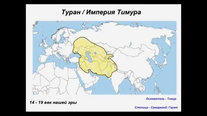 Империя тимура карта