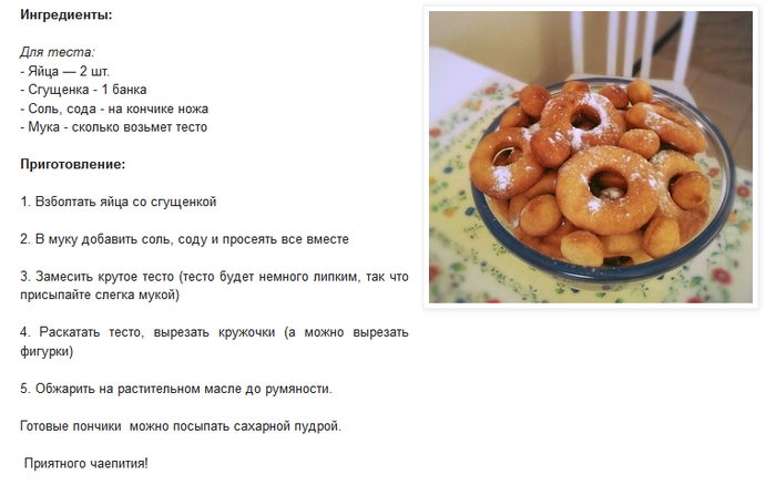 Рецепт пончиков фото пошагово