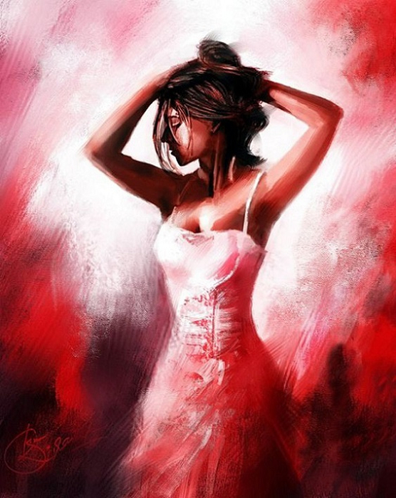 1_digital_painting__indian_woman_kiran10 (556x700, 377Kb)