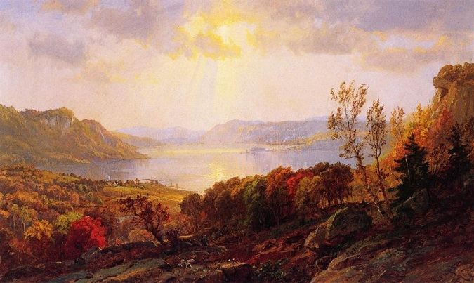 On the Hudson near West Point, 1877 (675x403, 302Kb)