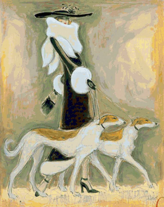 Еще раз дамочка с борзыми-2 (555x700, 420Kb)