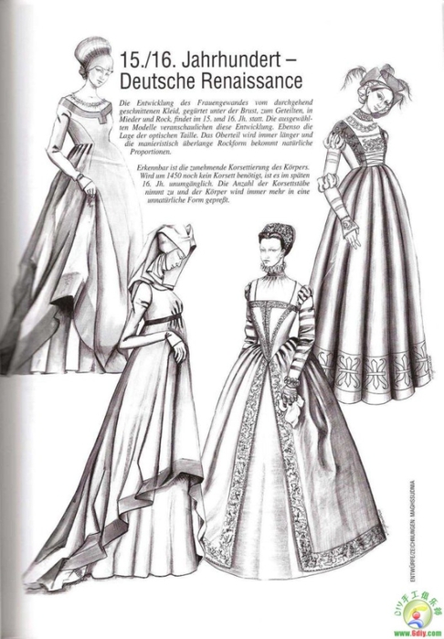 Выкройка платья 19 века