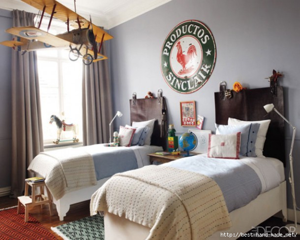 Cozy-Bedroom-For-Two-Kids-With-Vintage-Decor-Elements-610x487 (610x487, 146Kb)