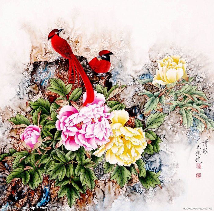 Китайская живопись картинки