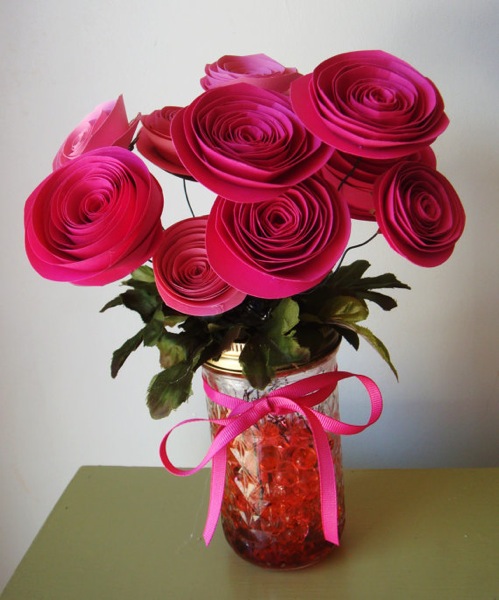 Hot-pink-fuchsia-paper-roses-bouquet (499x600, 85Kb)