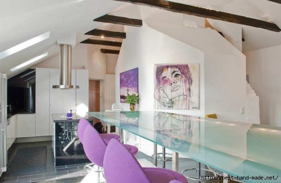 Open-Plan-White-Purple-Kitchen-Dining-Room-Interior-Decor-570x372 (570x372, 98Kb)