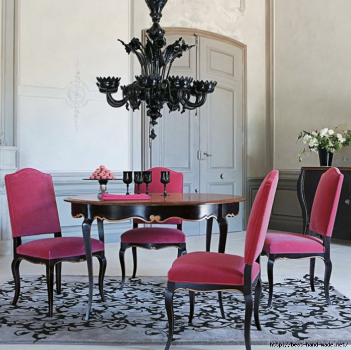Dining-room-design-in-pink-white-and-black (700x697, 321Kb)
